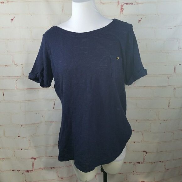3/$25 Chelsea & Theo top navy blue large - Picture 1 of 6
